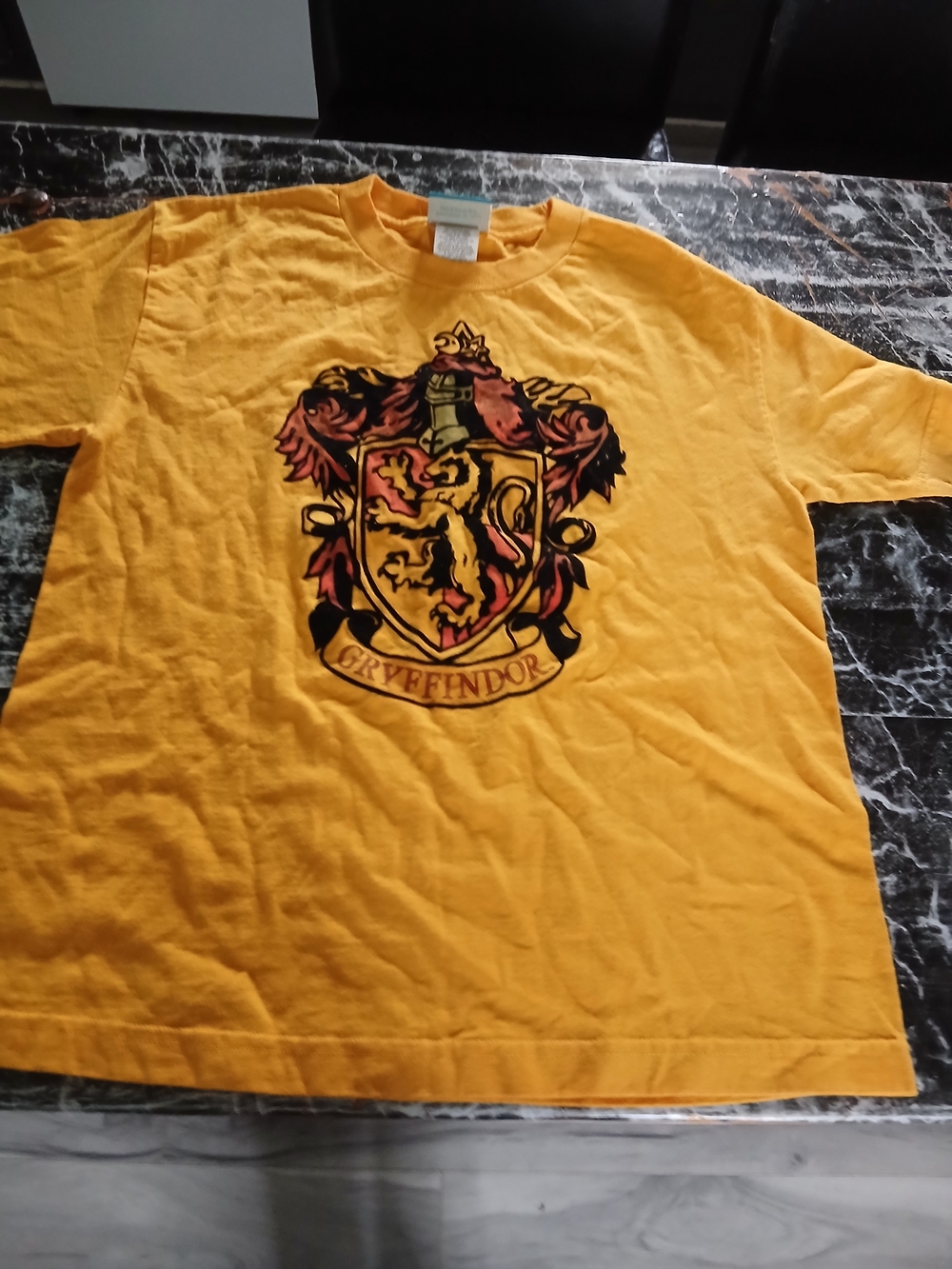 Warner Bros. Yellow Gryffindor Crest Short Sleeve Tee